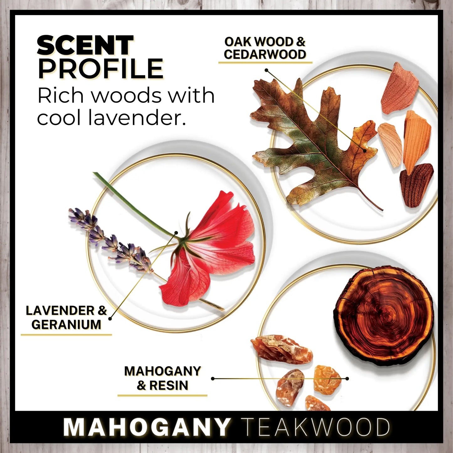 Mahogany Teakwood (3 Packs)