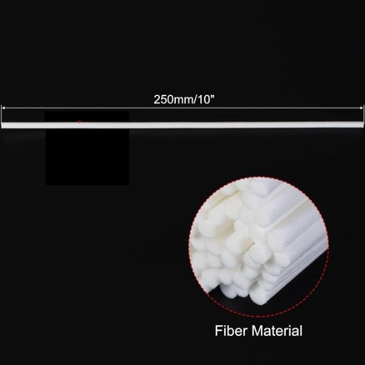 10 Inch White Fiber Diffuser Reed Sticks