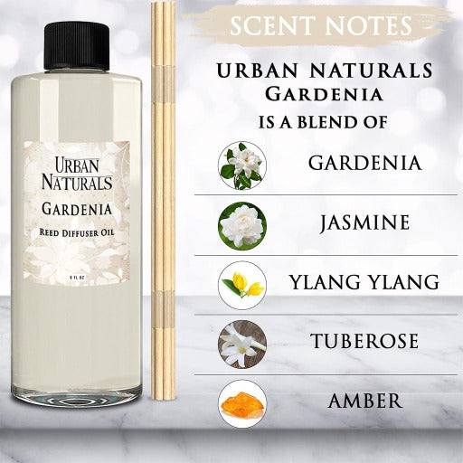 Gardenia 8oz Diffuser Refill Oil