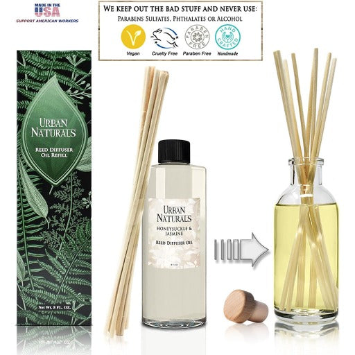 Honeysuckle Jasmine 8oz Diffuser Refill Oil