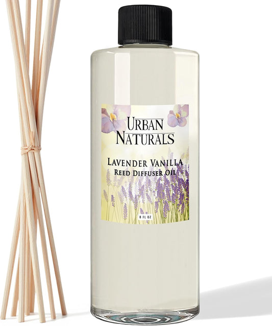 Lavender Vanilla 8oz Diffuser Refill Oil - Urban Naturals
