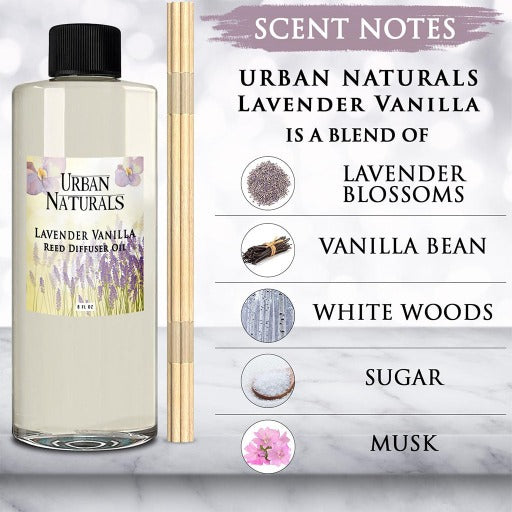 Lavender Vanilla 8oz Diffuser Refill Oil