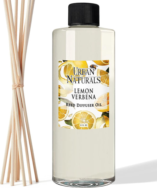 Lemon Verbena 8oz Diffuser Refill Oil - Urban Naturals