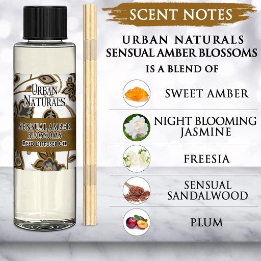 Sensual Amber Blossoms Diffuser Refill Oil