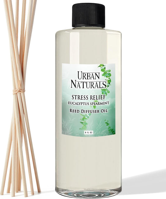 Eucalyptus Spearmint 8oz Diffuser Refill Oil - Urban Naturals