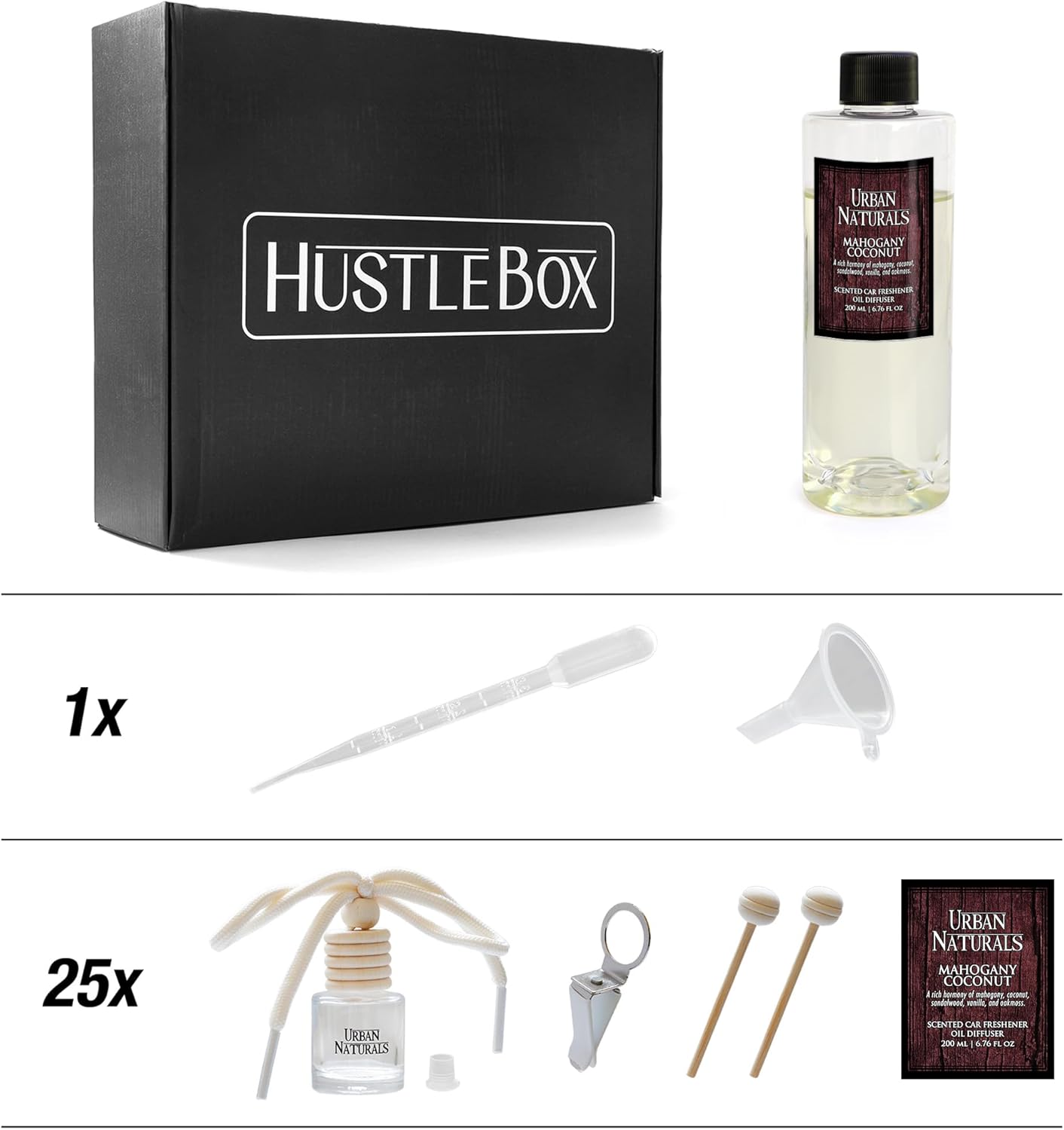 HUSTLE BOX Mahogany Coconut