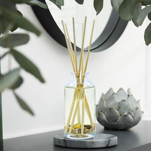 10 inch Natural Rattan Diffuser Reed Sticks with succulent stone