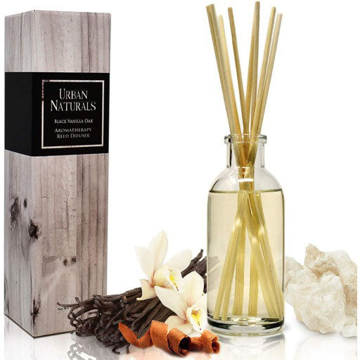 Black Vanilla Oak Scented Oil Reed Diffuser Refill