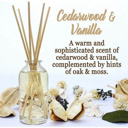 Cedarwood Vanilla Reed Diffuser