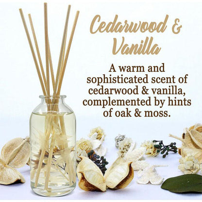 Cedarwood Vanilla Reed Diffuser