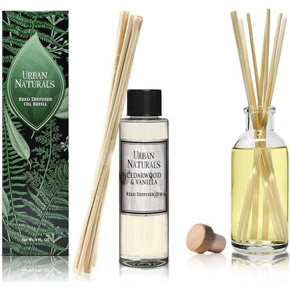 Cedarwood Vanilla Scented Oil Reed Diffuser Refill