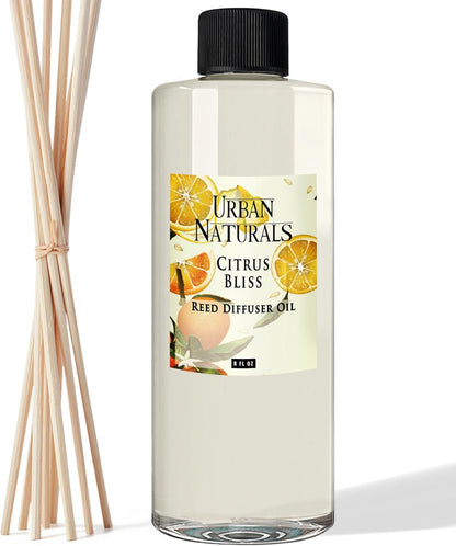 Citrus Bliss 8oz Diffuser Refill Oil - Urban Naturals