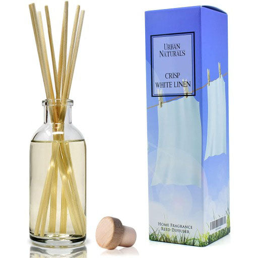 Crisp White Linen Reed Diffuser - Urban Naturals