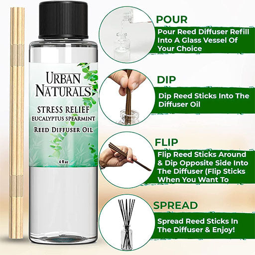 Eucalyptus Spearmint Diffuser Refill Oil (2 Pack)