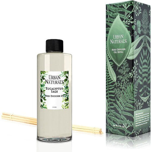 Eucalyptus Sage 8oz Diffuser Refill Oil - Urban Naturals