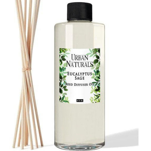 Eucalyptus Sage 8oz Diffuser Refill Oil - Urban Naturals