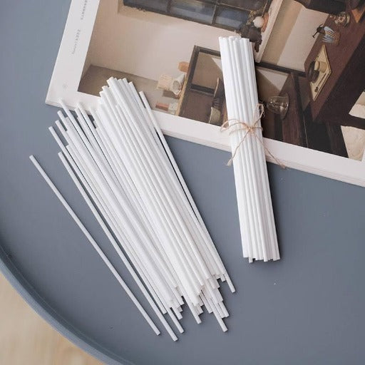 10 Inch White Fiber Diffuser Reed Sticks 