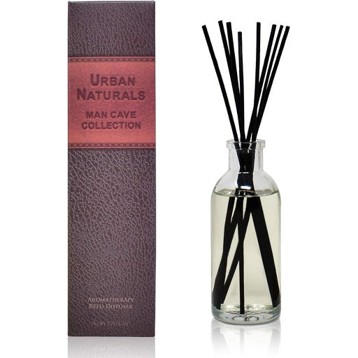 Leather Mahogany Reed Diffuser - Urban Naturals