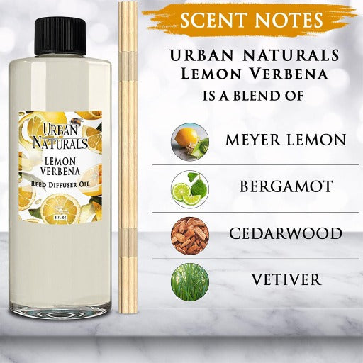 Lemon Verbena 8oz Diffuser Refill Oil