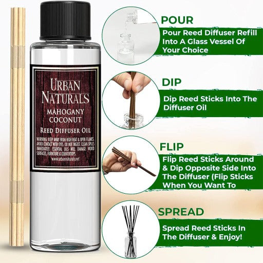 Mahogany Coconut Diffuser Refill Oil