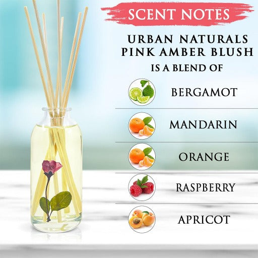 Pink Amber Blush Reed Diffuser
