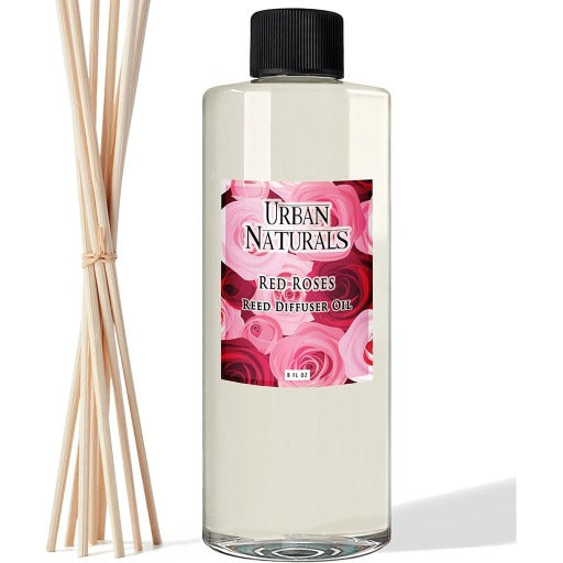 Red Roses 8oz Diffuser Refill Oil - Urban Naturals