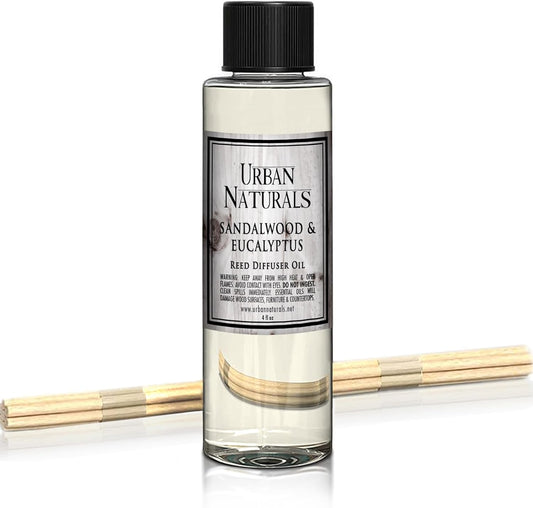 Sandalwood Eucalyptus Diffuser Refill Oil - Urban Naturals