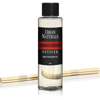 Man Cave Vetiver Diffuser Refill Oil - Urban Naturals