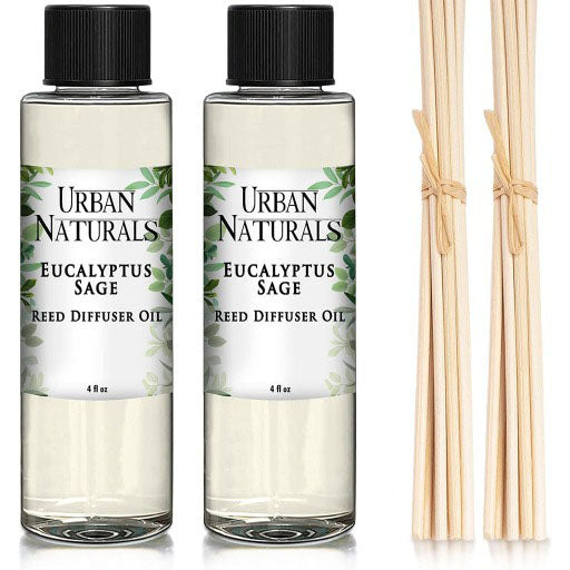 Eucalyptus Sage Diffuser Refill Oil (2 Pack) - Urban Naturals