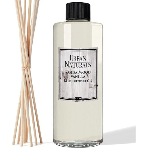 Sandalwood Vanilla 8oz Diffuser Refill Oil - Urban Naturals